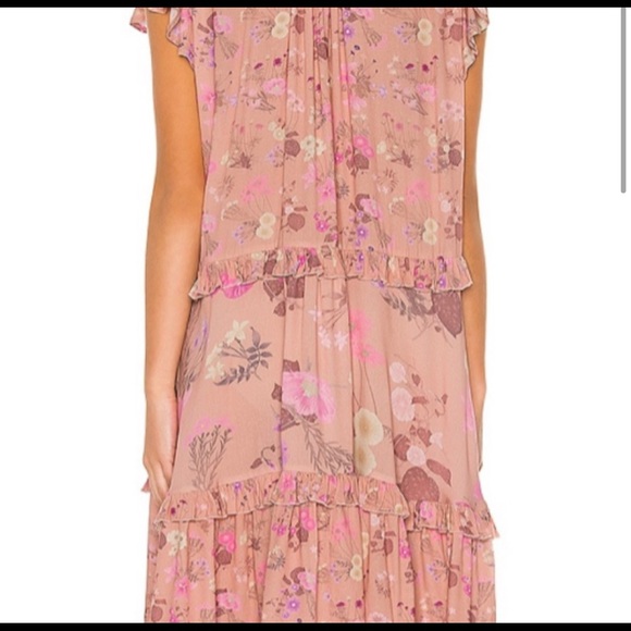 Spell and the Gypsy Collective Pink Wild Bloom Mini Dress with Floral Liberty - Picture 4 of 6